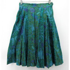VINTAGE Geiger Skirt 38 Wool A-Line Austrian Botanical Cottage US 6